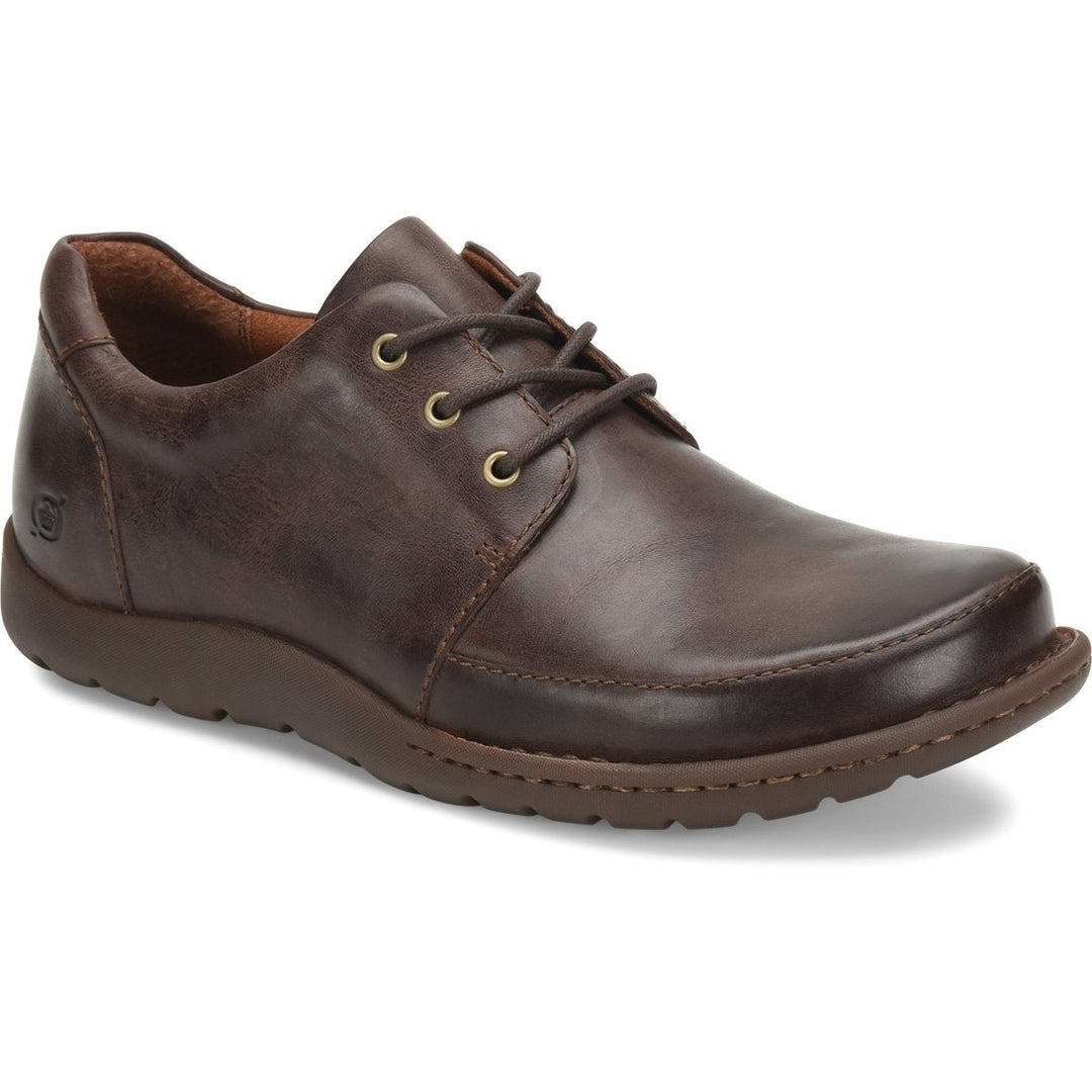 Born Mens Nigel Oxford Shoes Brown Cocoa Leather 8 B H65606 Comfort Casual Image 1