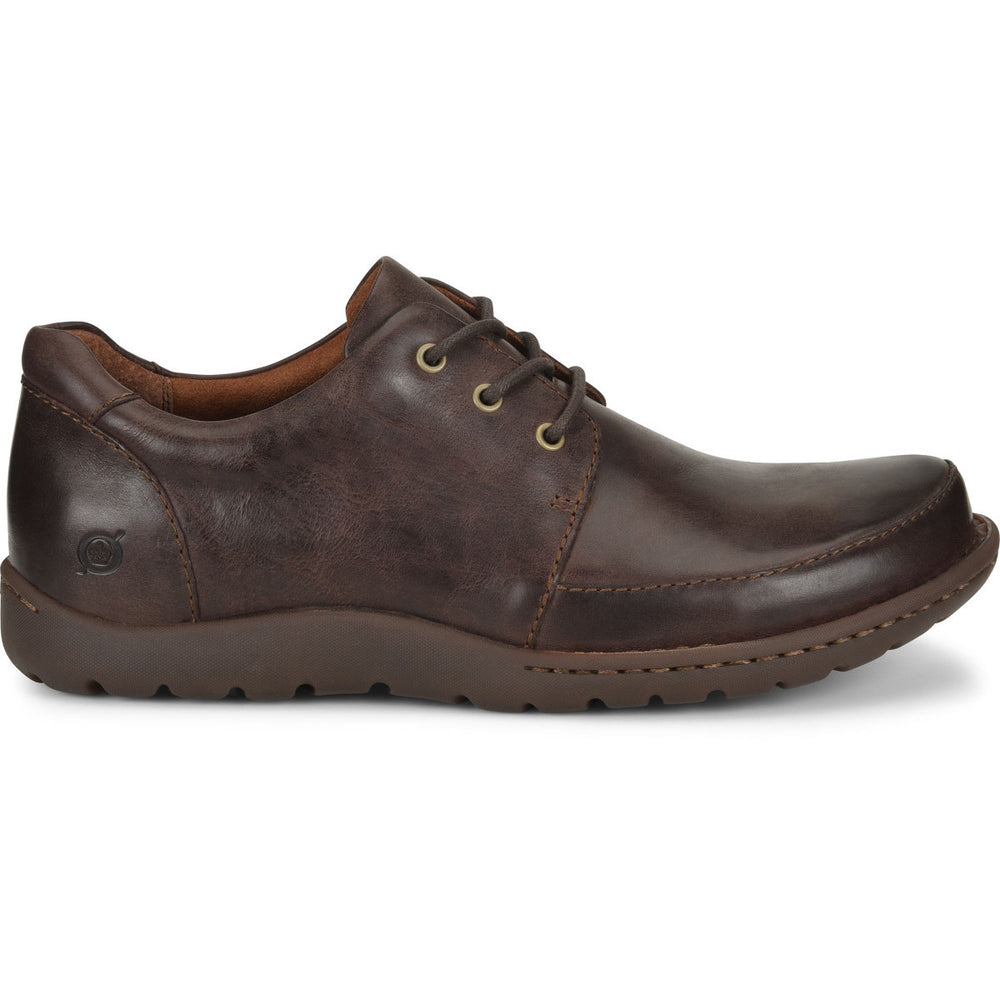 Born Mens Nigel Oxford Shoes Brown Cocoa Leather 8 B H65606 Comfort Casual Image 2