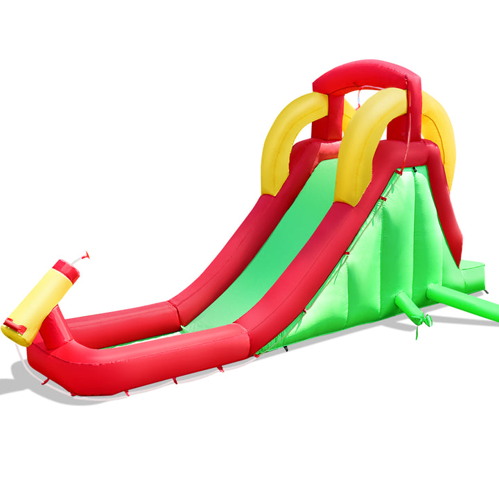 Inflatable Water Slide Bounce House Bouncer Kids Jumper Climbing w/ 350W Blower Image 9