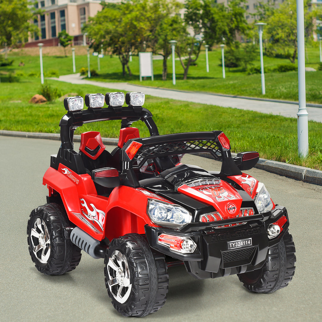 12V Kids Ride On Truck Car SUV MP3 RC Remote Control w/ LED Lights MusicRed Image 4