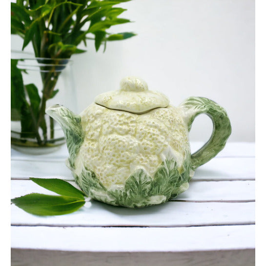 Ceramic Mini Cauliflower Teapot 2 1/4" Tea Party Image 1