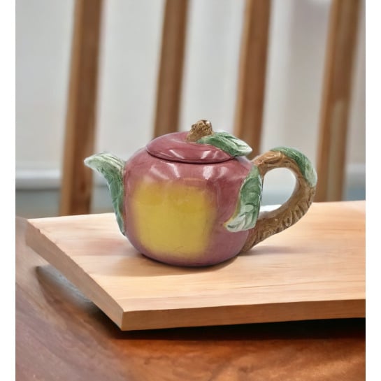 Ceramic Mini Apple Teapot 2.25"  Hostess Image 2