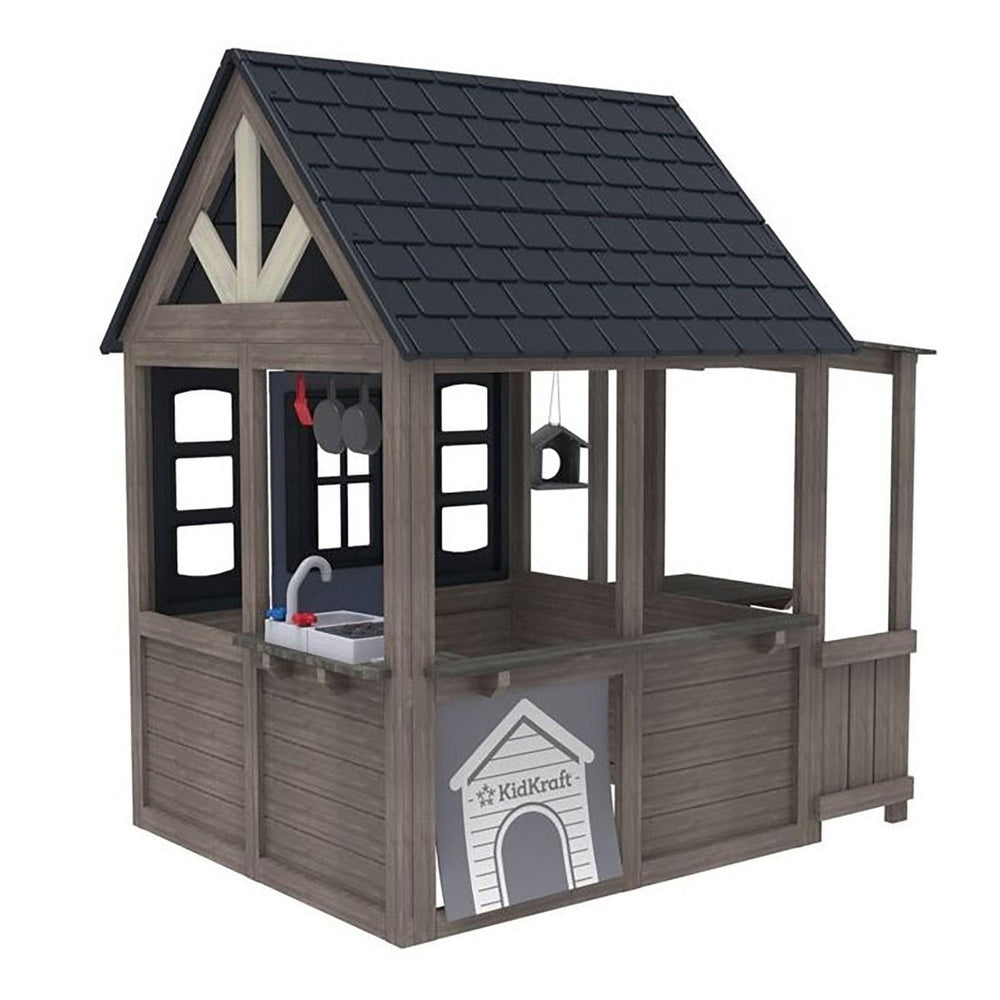 KidKraft Valley View Lodge Wooden Playhouse Image 2