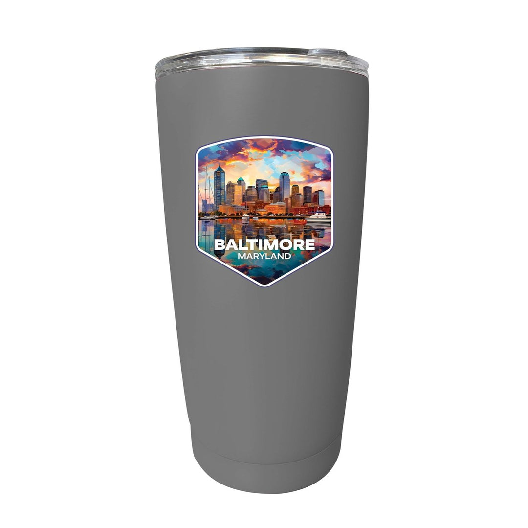 Baltimore Maryland A Souvenir 16 oz Insulated Tumbler Image 1