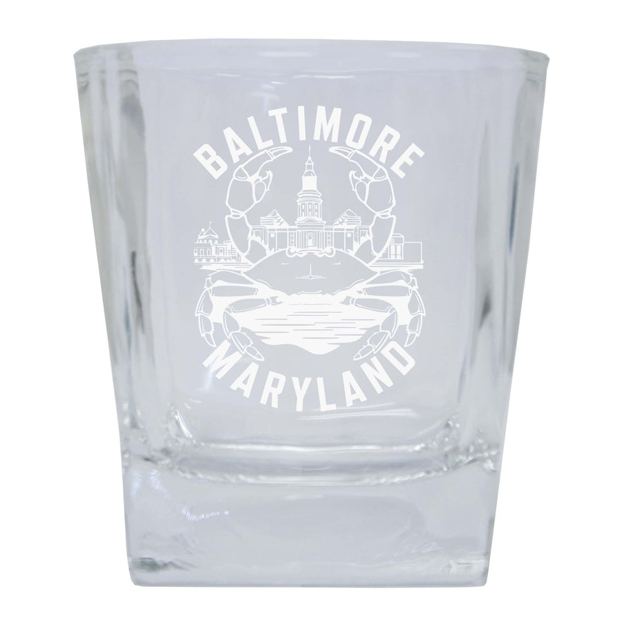 Baltimore Maryland A Souvenir 5 oz Engraved Shooter Glass Image 1