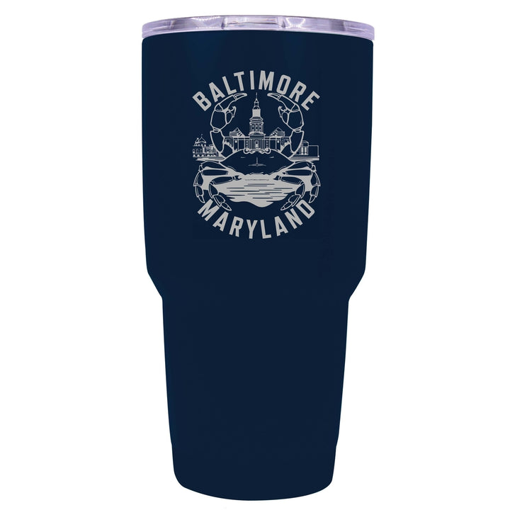 Baltimore Maryland A Souvenir 24 oz Engraved Insulated Tumbler Image 2