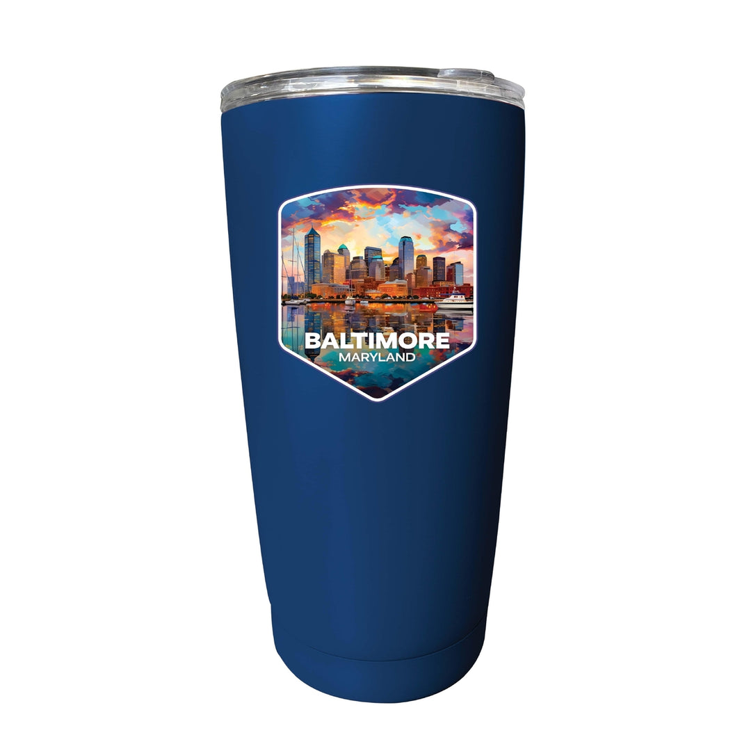 Baltimore Maryland A Souvenir 16 oz Insulated Tumbler Image 4