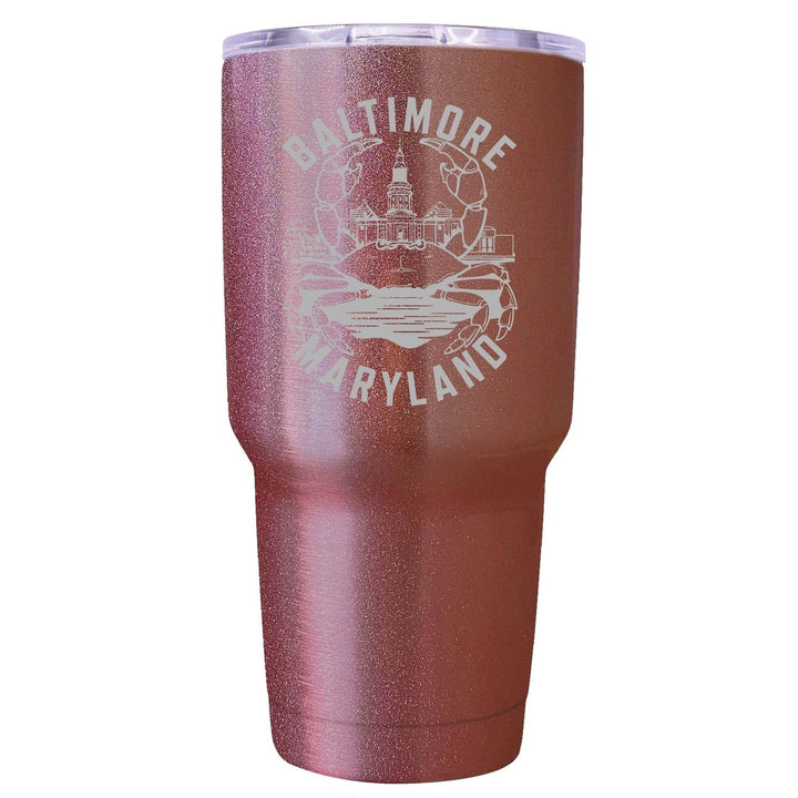 Baltimore Maryland A Souvenir 24 oz Engraved Insulated Tumbler Image 1