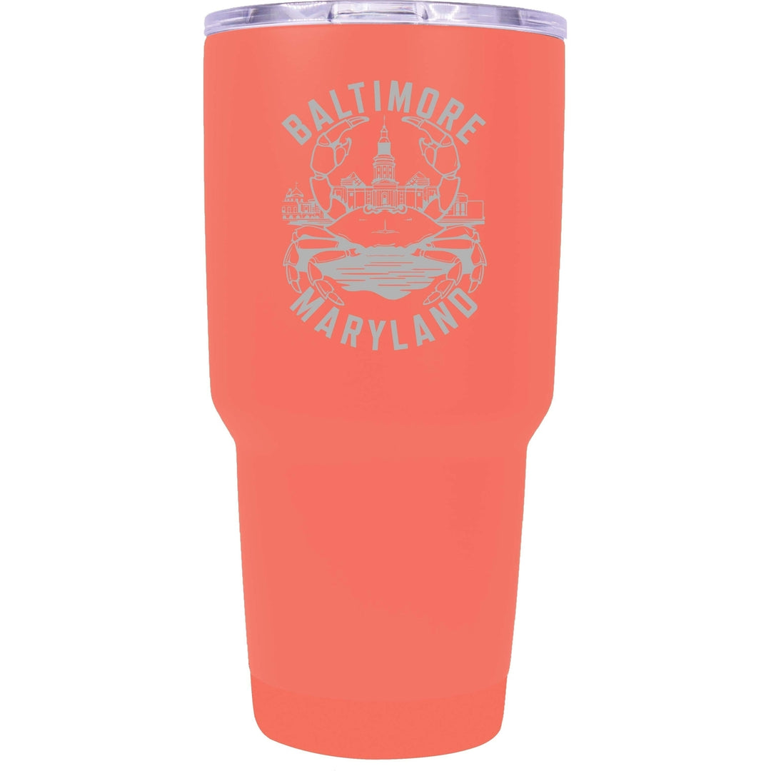 Baltimore Maryland A Souvenir 24 oz Engraved Insulated Tumbler Image 4