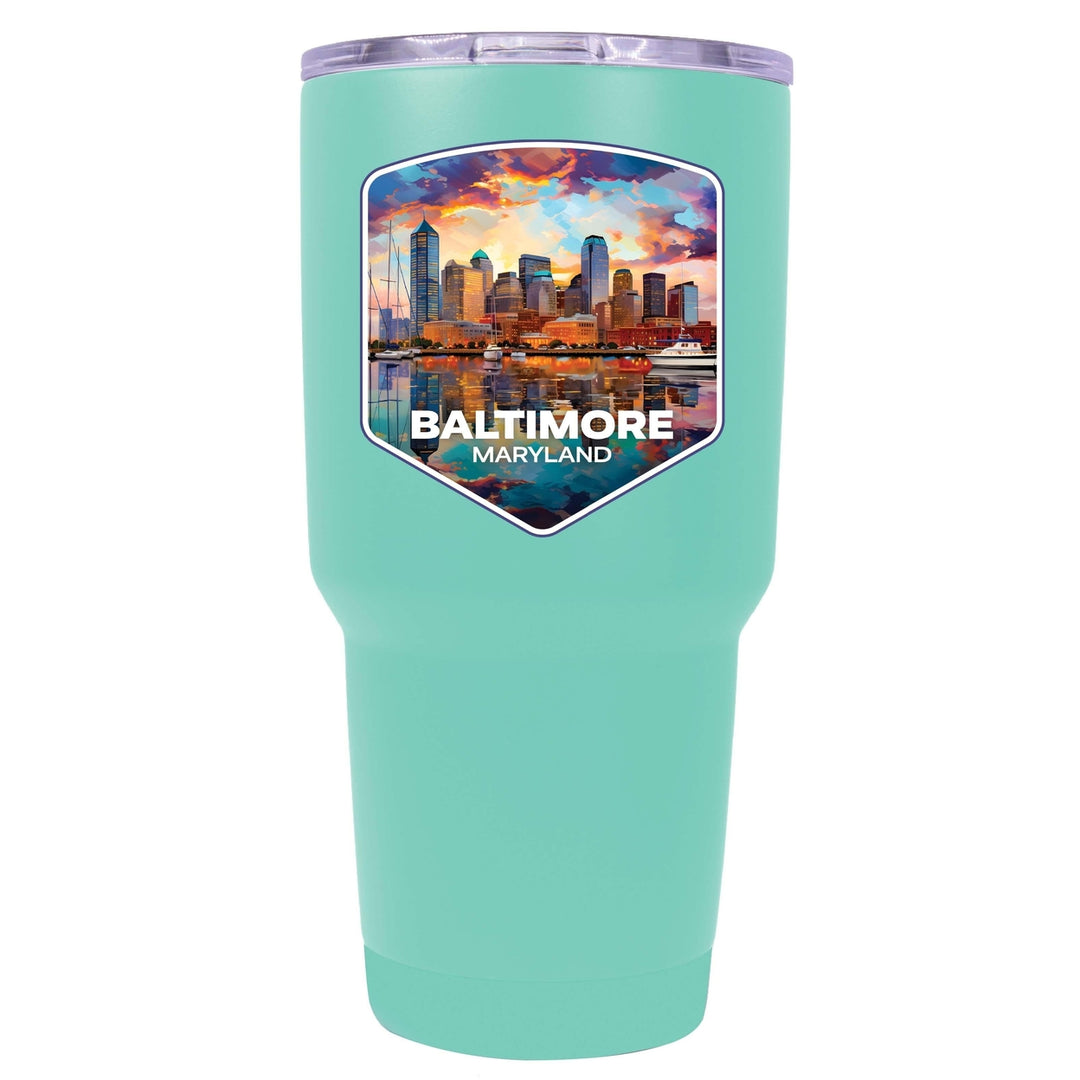 Baltimore Maryland A Souvenir 24 oz Insulated Stainless Steel Tumbler Image 1