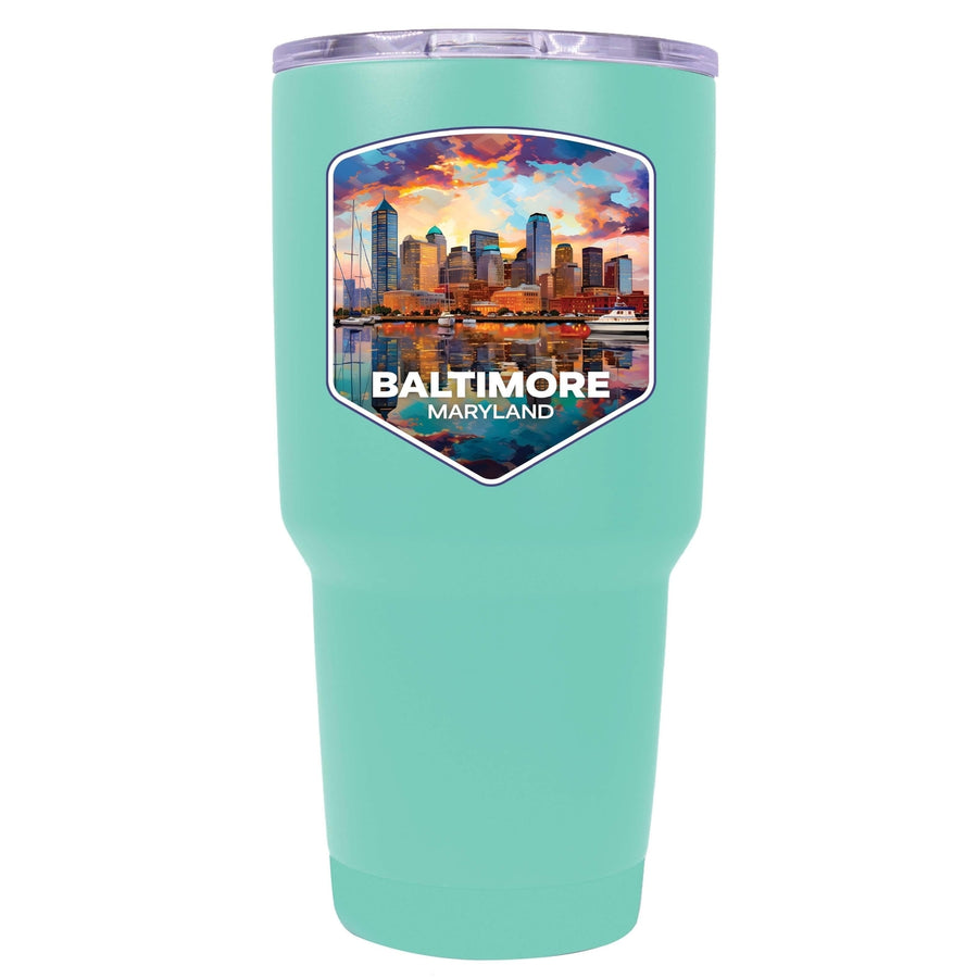 Baltimore Maryland A Souvenir 24 oz Insulated Stainless Steel Tumbler Image 1