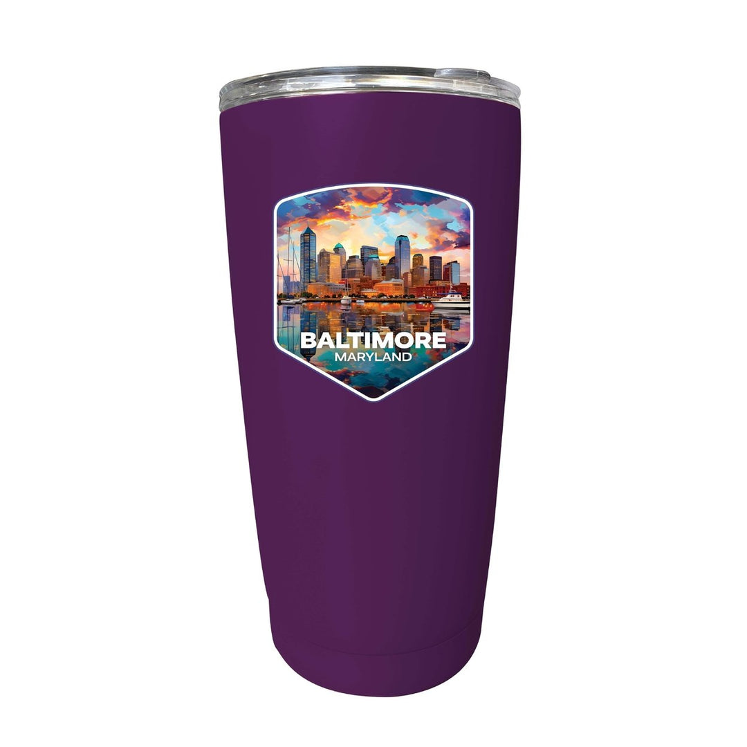 Baltimore Maryland A Souvenir 16 oz Insulated Tumbler Image 4