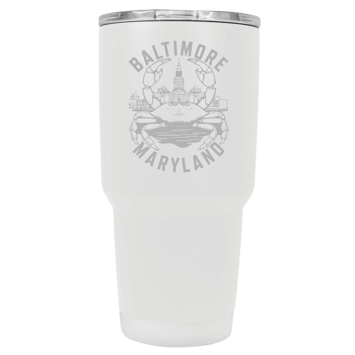 Baltimore Maryland A Souvenir 24 oz Engraved Insulated Tumbler Image 1