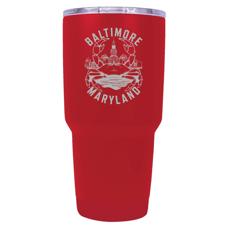 Baltimore Maryland A Souvenir 24 oz Engraved Insulated Tumbler Image 8