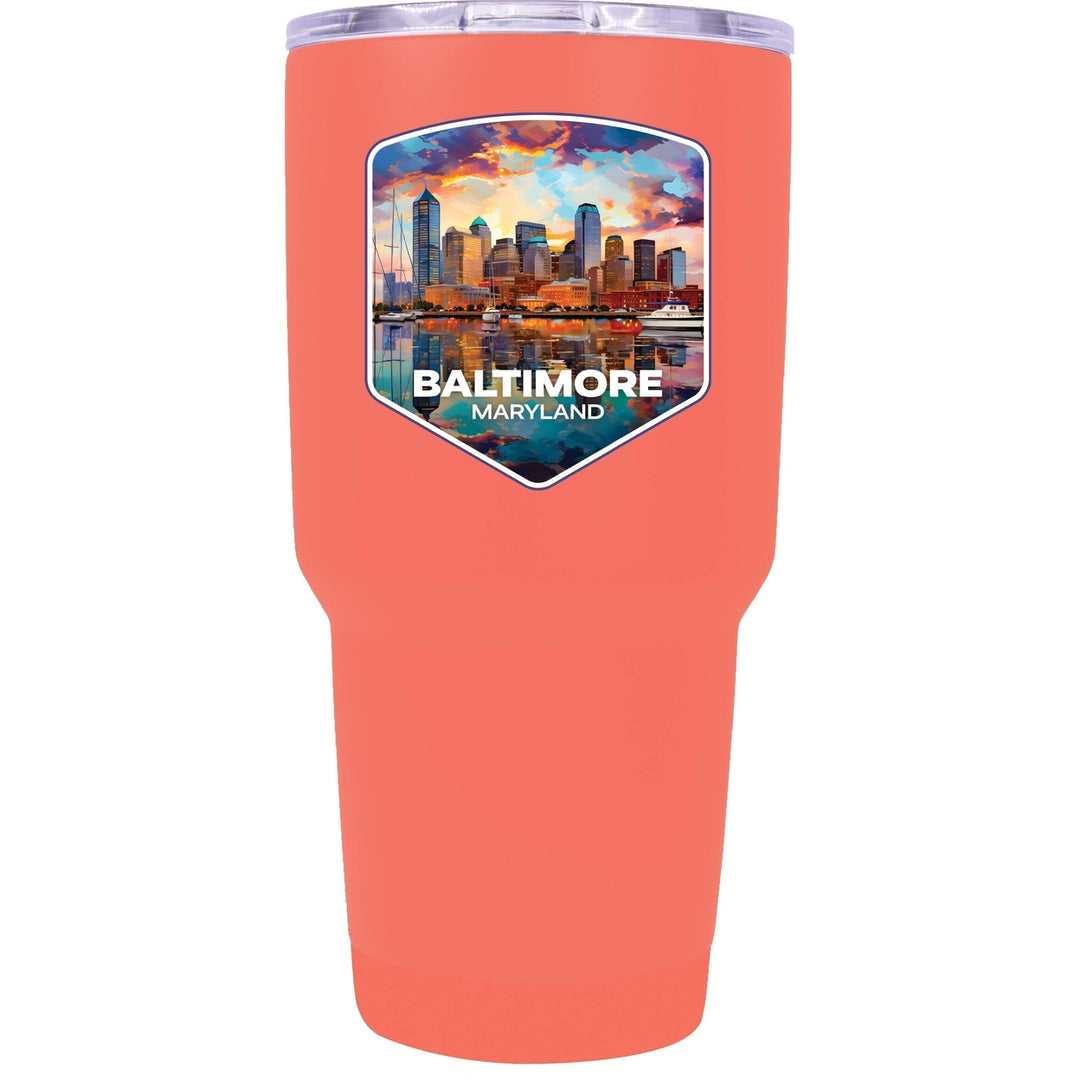 Baltimore Maryland A Souvenir 24 oz Insulated Stainless Steel Tumbler Image 2