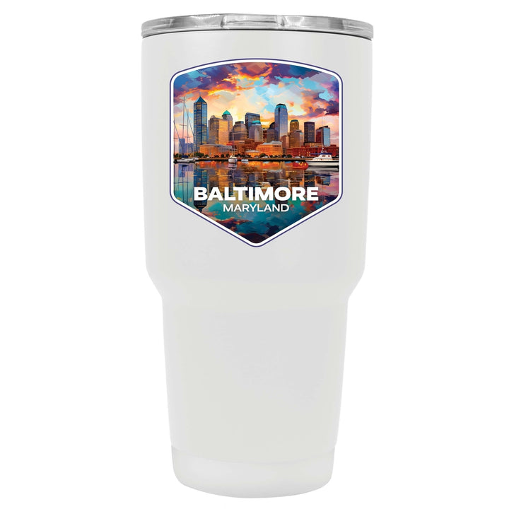 Baltimore Maryland A Souvenir 24 oz Insulated Stainless Steel Tumbler Image 3