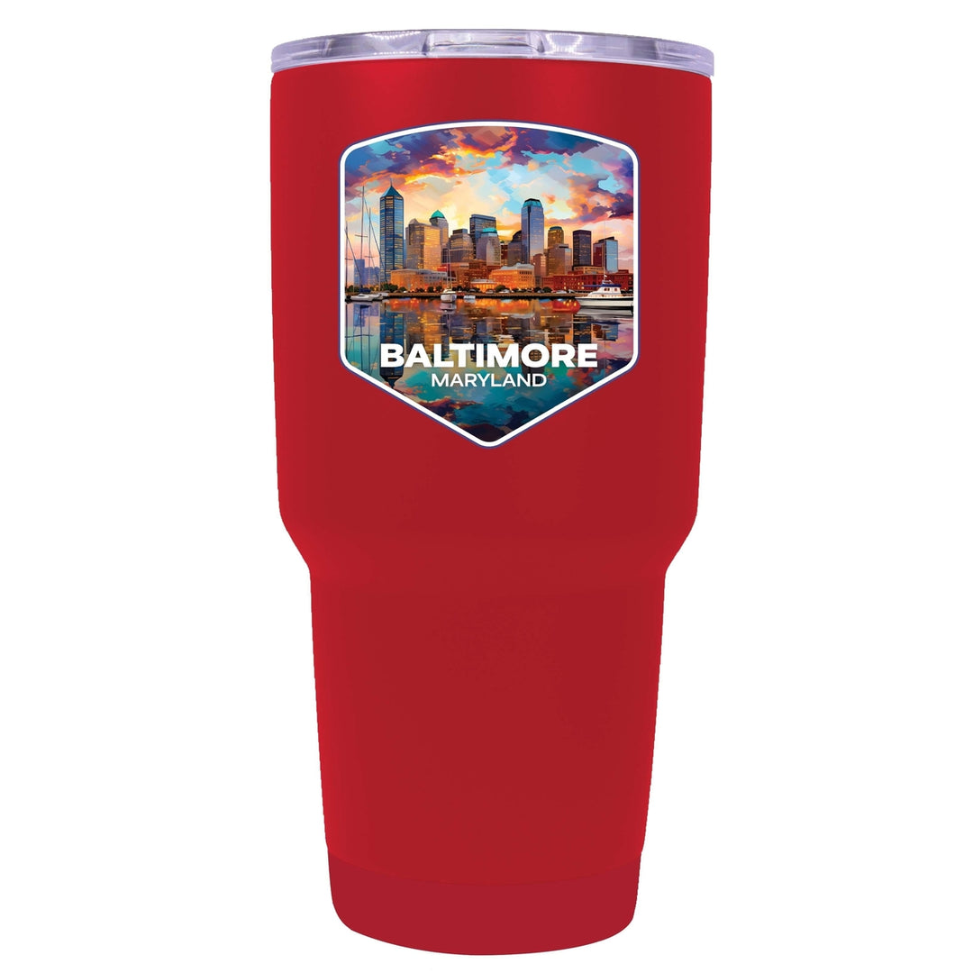 Baltimore Maryland A Souvenir 24 oz Insulated Stainless Steel Tumbler Image 4