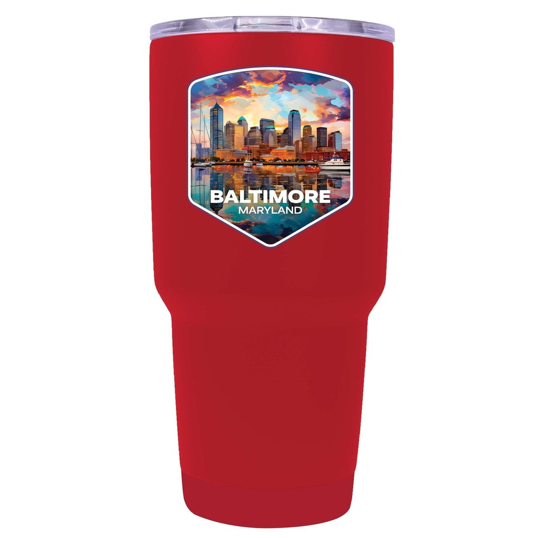 Baltimore Maryland A Souvenir 24 oz Insulated Stainless Steel Tumbler Image 1