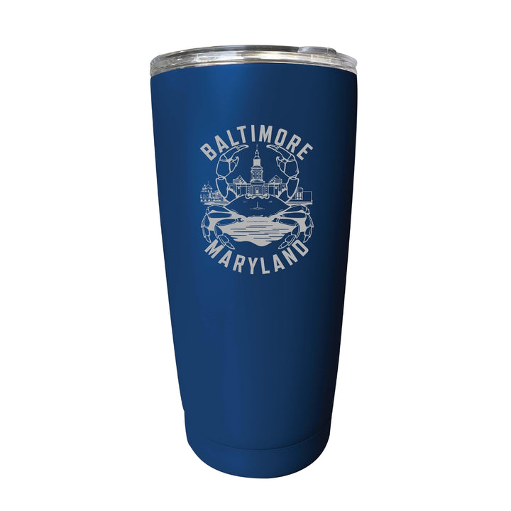 Baltimore Maryland A Souvenir 16 oz Engraved Insulated Tumbler Image 8