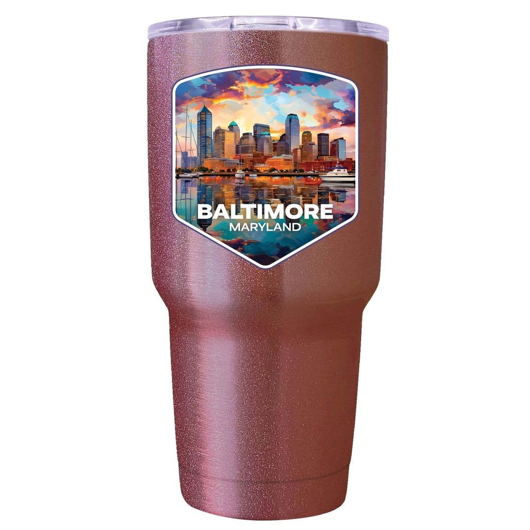 Baltimore Maryland A Souvenir 24 oz Insulated Stainless Steel Tumbler Image 4