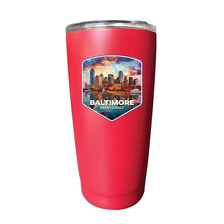 Baltimore Maryland A Souvenir 16 oz Insulated Tumbler Image 7