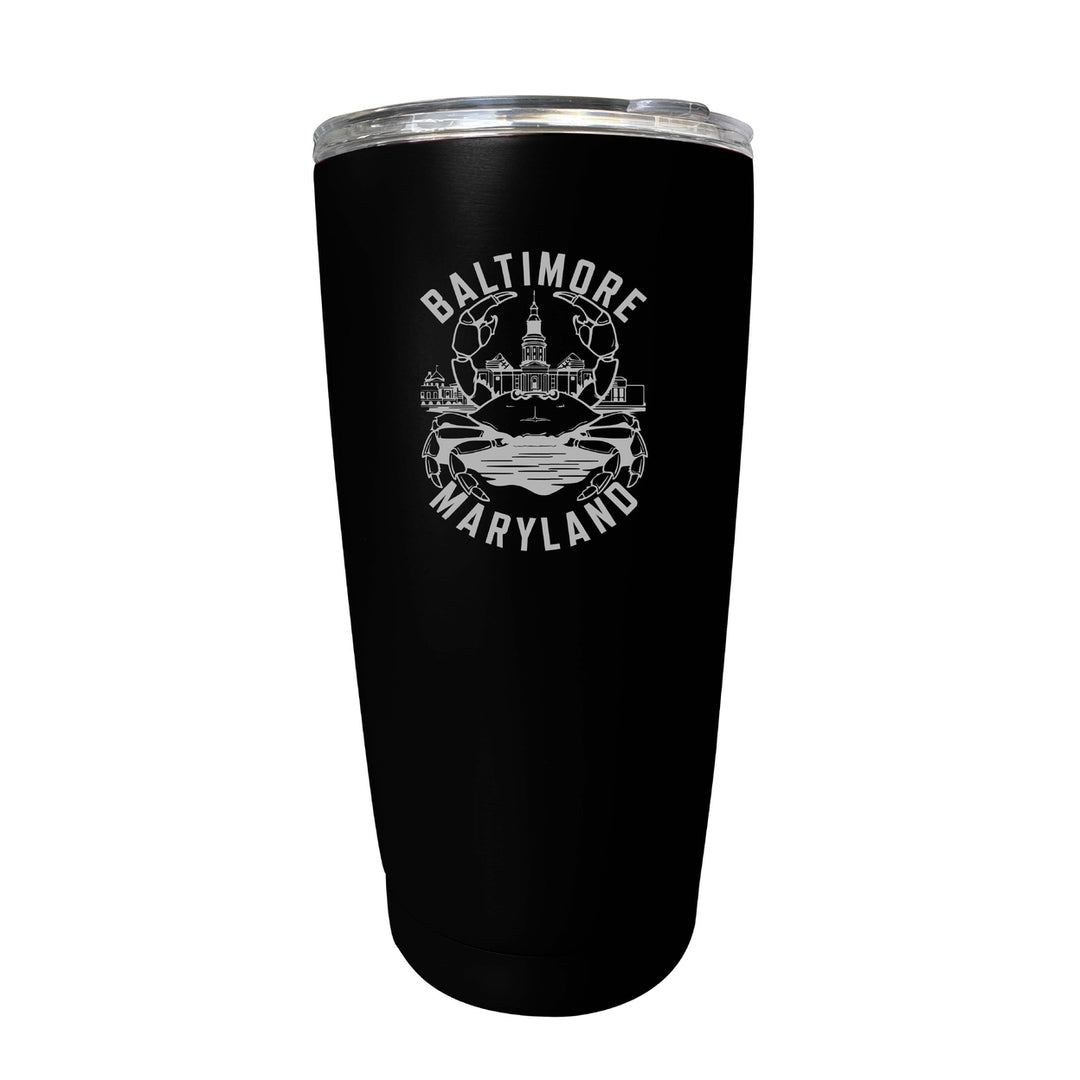 Baltimore Maryland A Souvenir 16 oz Engraved Insulated Tumbler Image 9