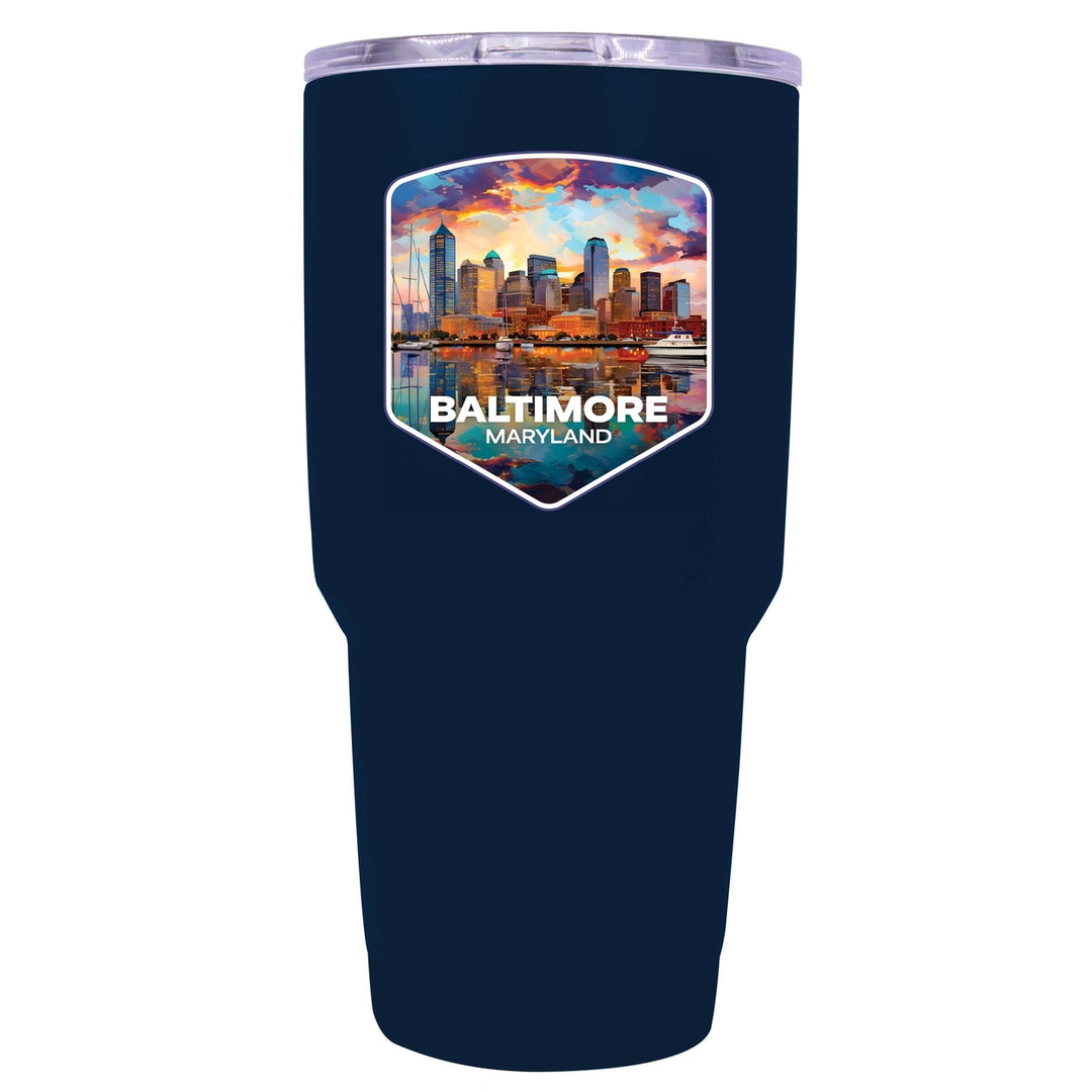 Baltimore Maryland A Souvenir 24 oz Insulated Stainless Steel Tumbler Image 6