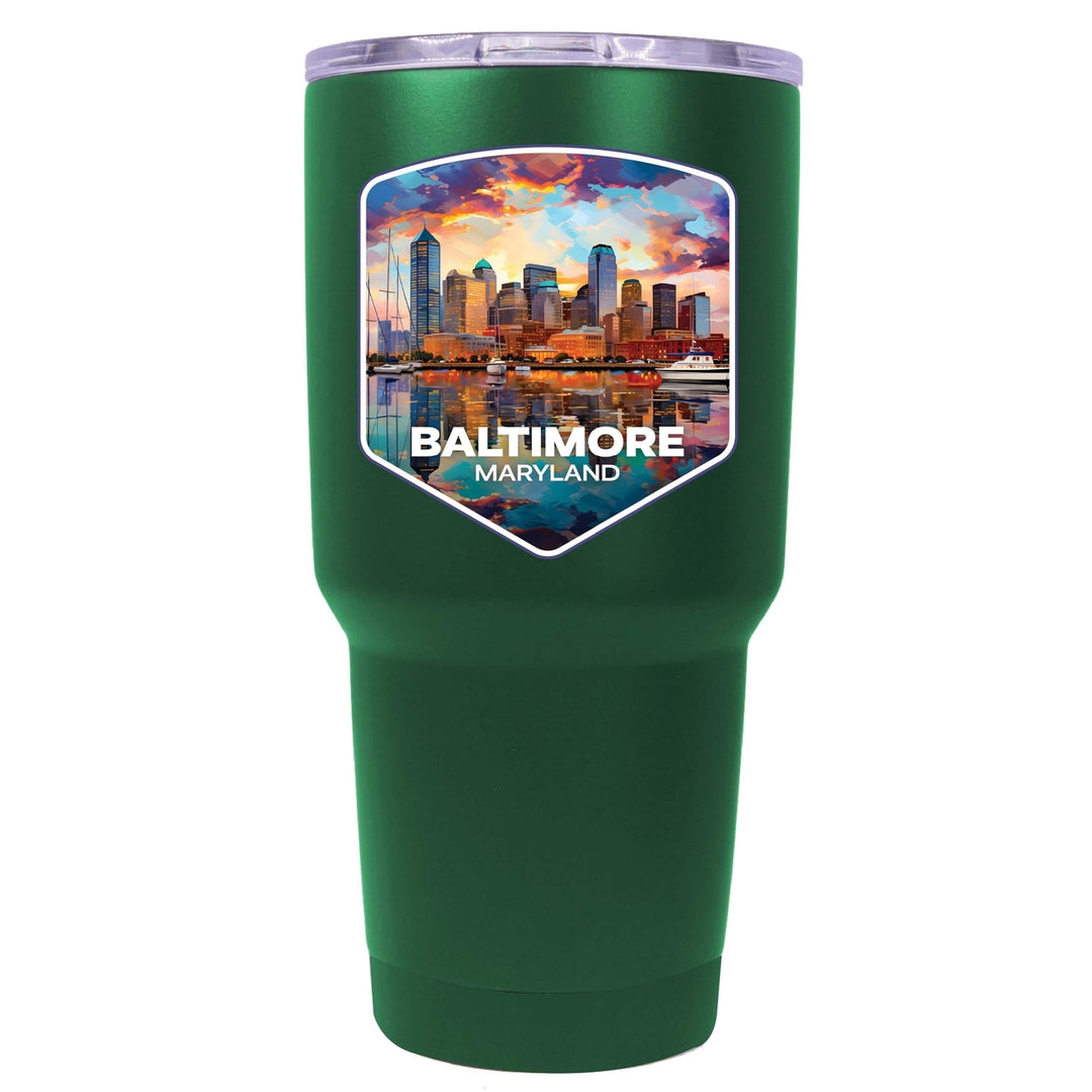 Baltimore Maryland A Souvenir 24 oz Insulated Stainless Steel Tumbler Image 7