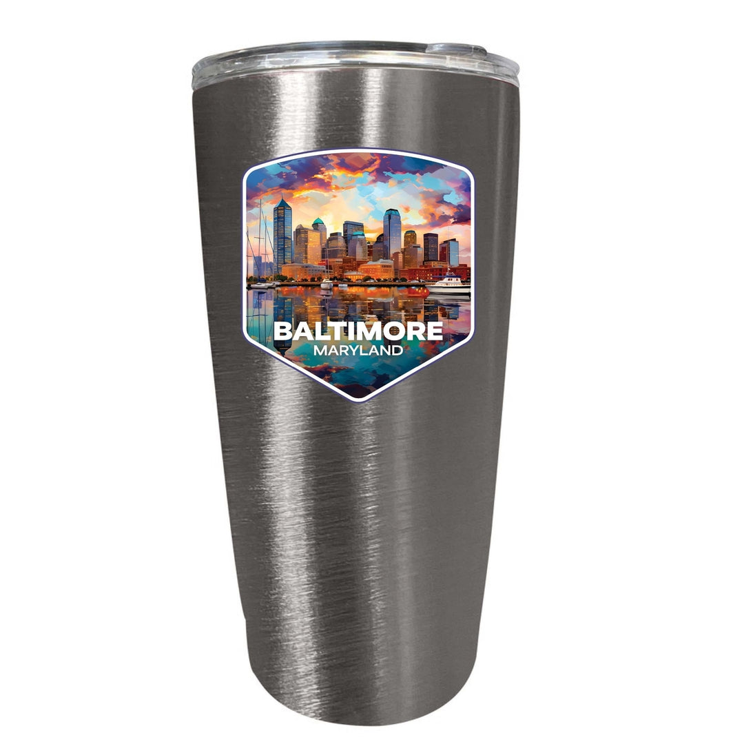 Baltimore Maryland A Souvenir 16 oz Insulated Tumbler Image 8