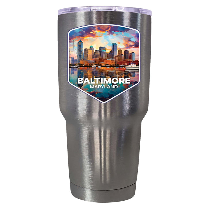 Baltimore Maryland A Souvenir 24 oz Insulated Stainless Steel Tumbler Image 8