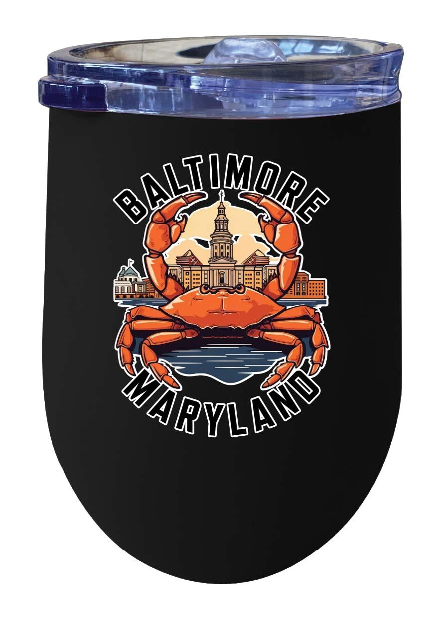 Baltimore Maryland D Souvenir 12 oz Insulated Wine Tumbler Image 4