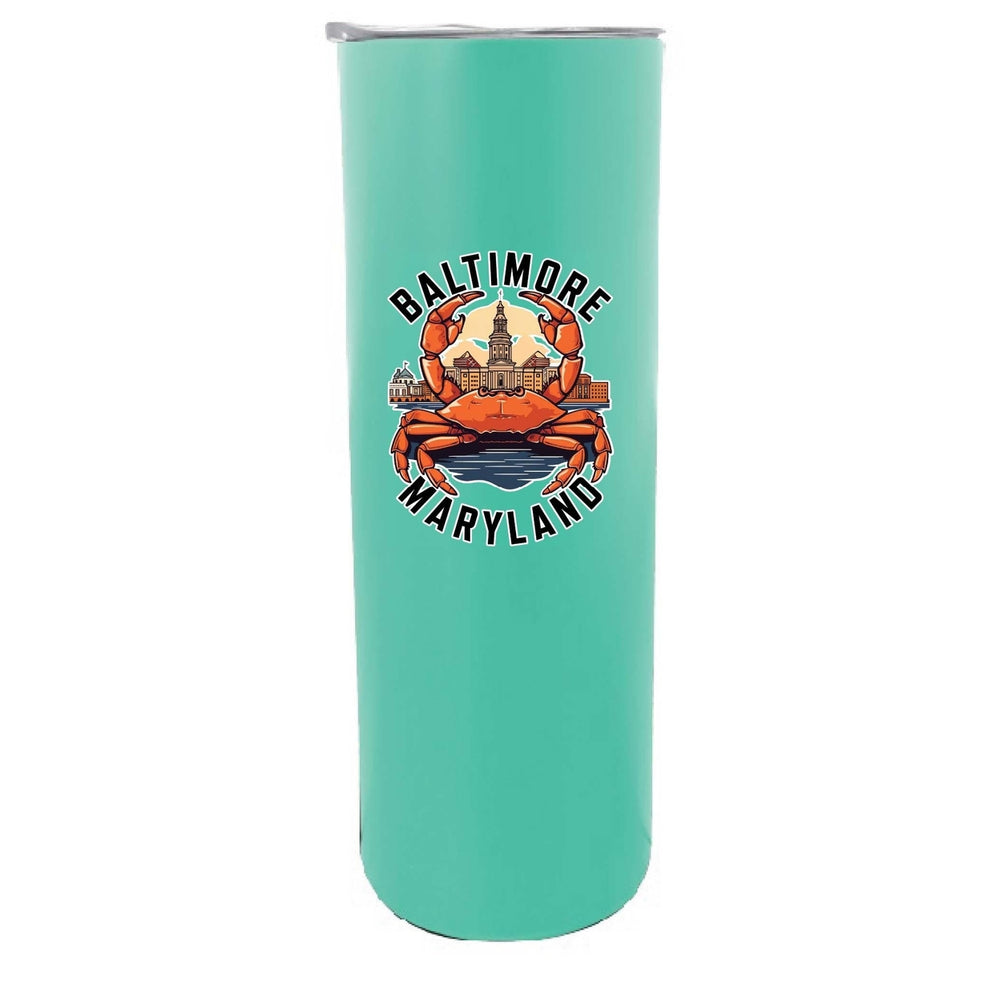 Baltimore Maryland D Souvenir 20 oz Insulated Skinny Tumbler Image 2