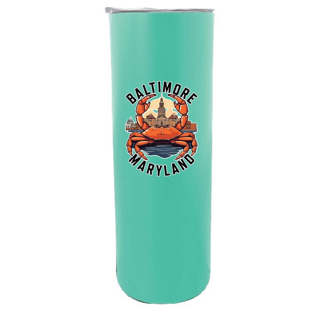 Baltimore Maryland D Souvenir 20 oz Insulated Skinny Tumbler Image 1