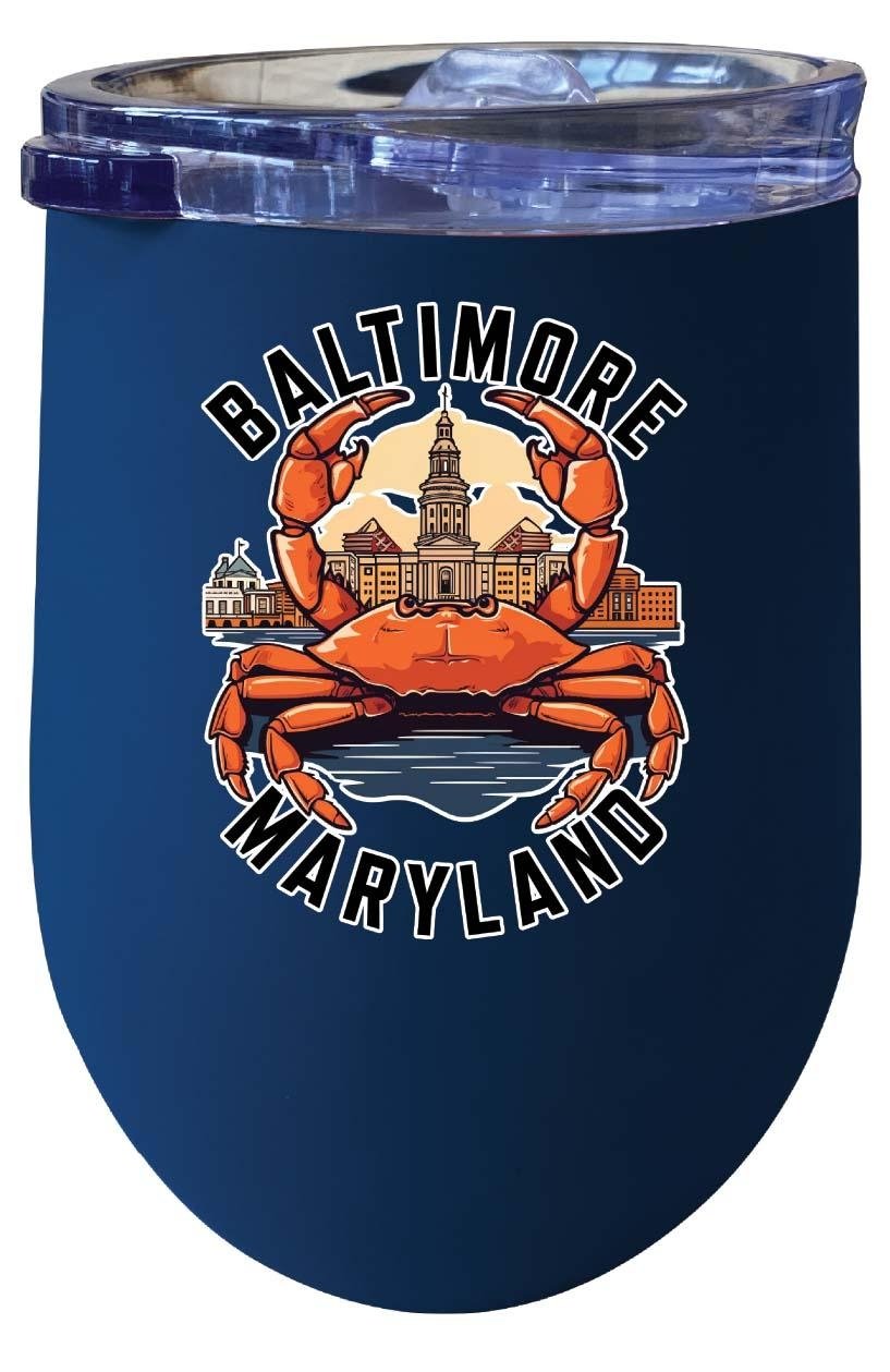 Baltimore Maryland D Souvenir 12 oz Insulated Wine Tumbler Image 4