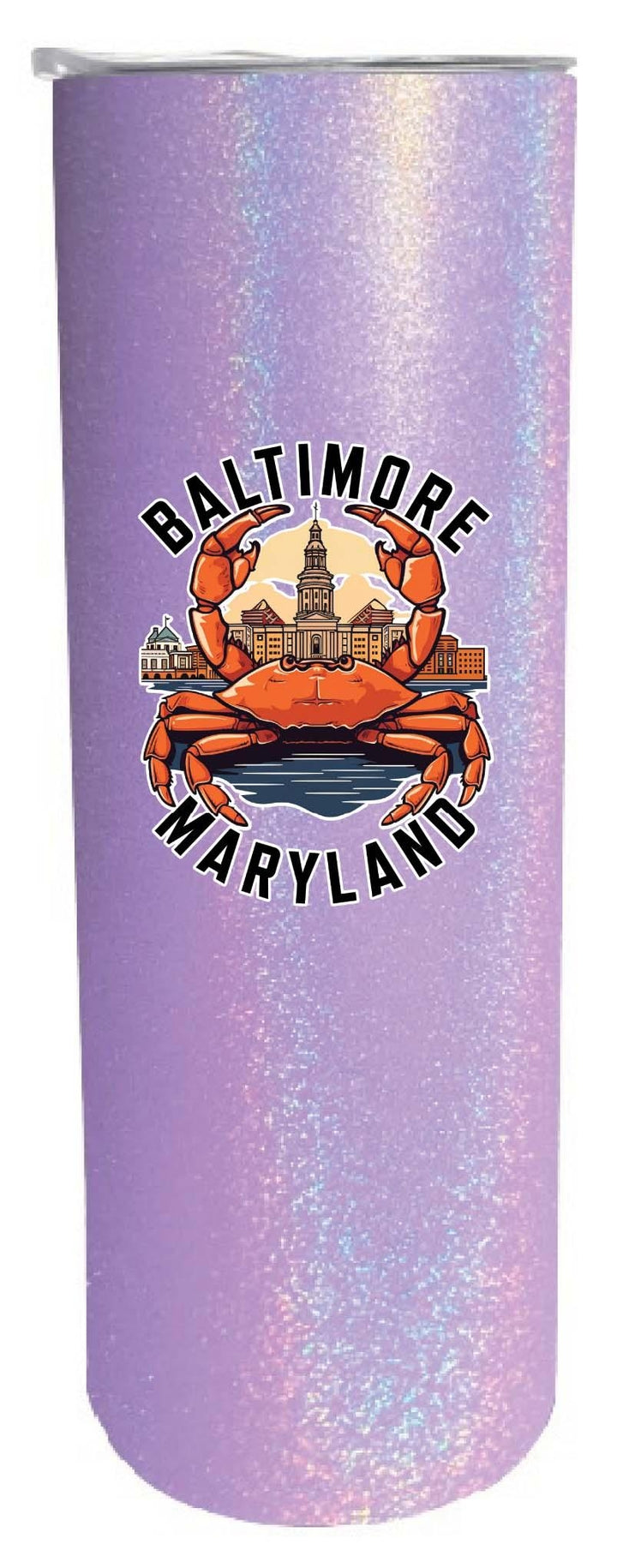 Baltimore Maryland D Souvenir 20 oz Insulated Skinny Tumbler Image 3