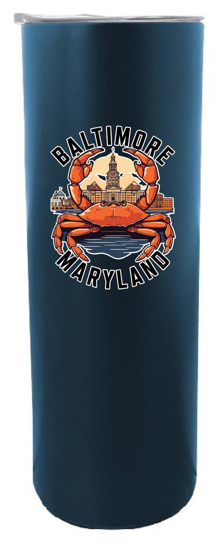 Baltimore Maryland D Souvenir 20 oz Insulated Skinny Tumbler Image 4