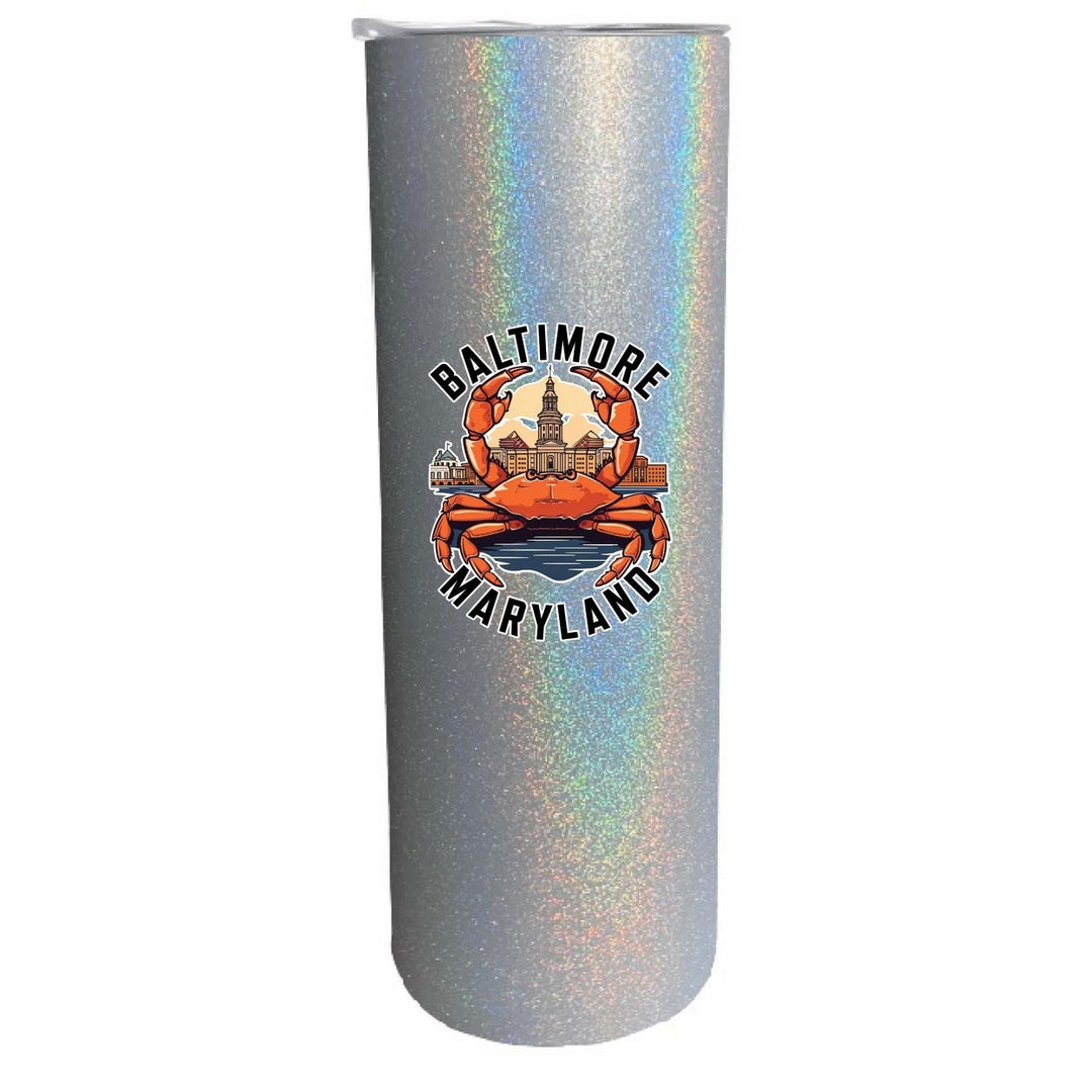 Baltimore Maryland D Souvenir 20 oz Insulated Skinny Tumbler Image 6