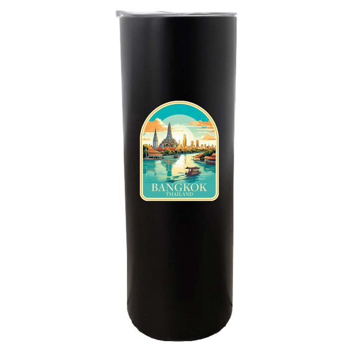 Bangkok Thailand A Souvenir 20 oz Insulated Skinny Tumbler Image 1