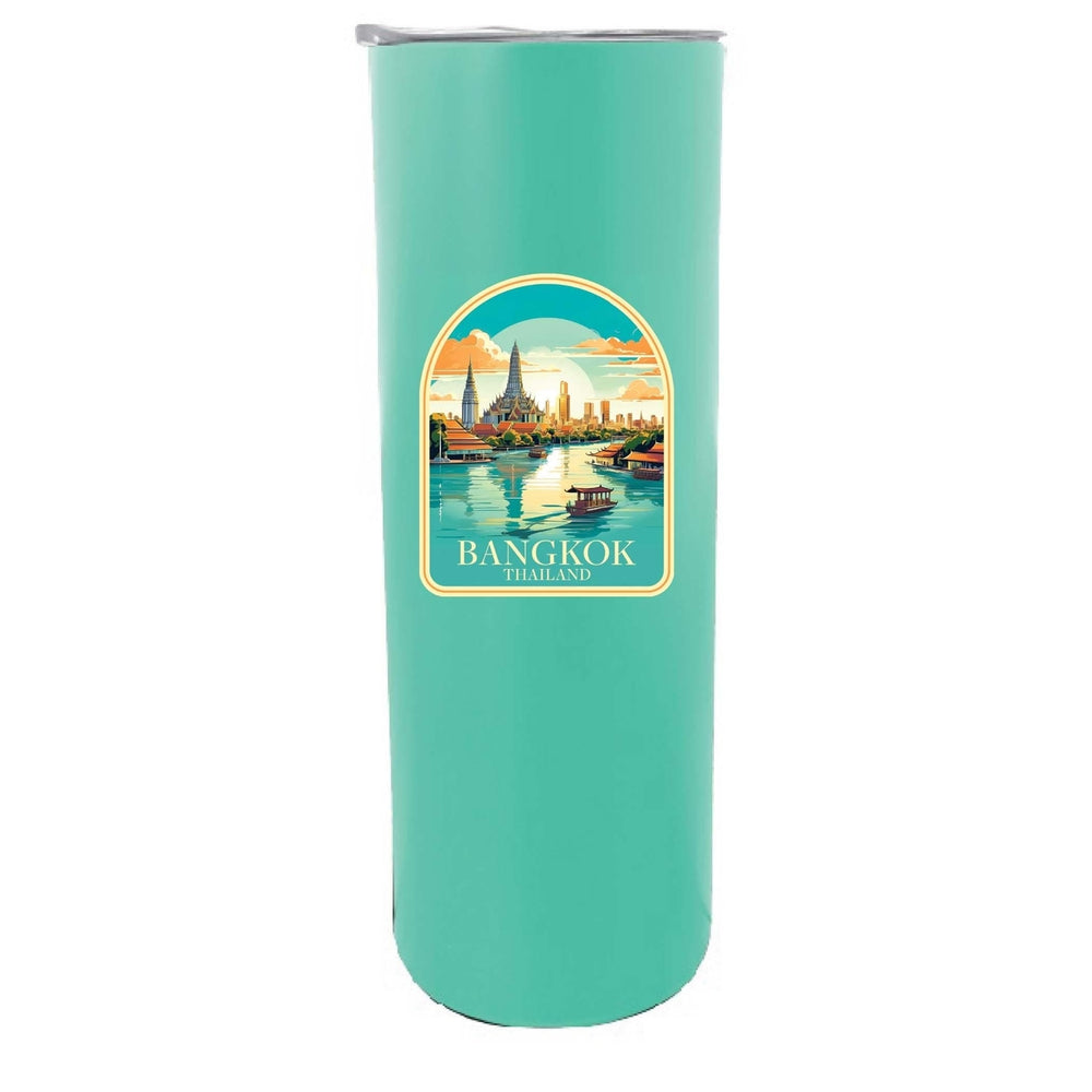 Bangkok Thailand A Souvenir 20 oz Insulated Skinny Tumbler Image 2