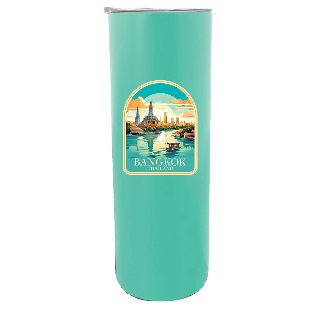 Bangkok Thailand A Souvenir 20 oz Insulated Skinny Tumbler Image 1