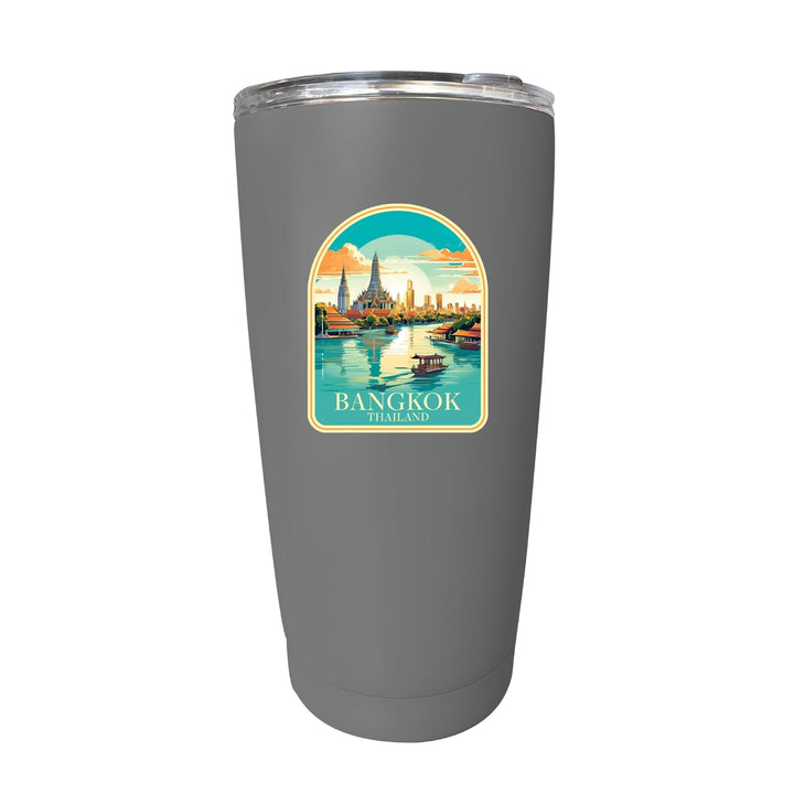 Bangkok Thailand A Souvenir 16 oz Insulated Tumbler Image 4