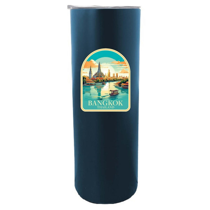 Bangkok Thailand A Souvenir 20 oz Insulated Skinny Tumbler Image 1