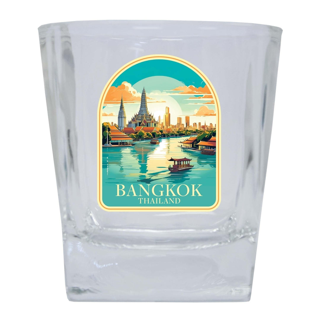 Bangkok Thailand A Souvenir 8oz Whiskey Glass Image 1