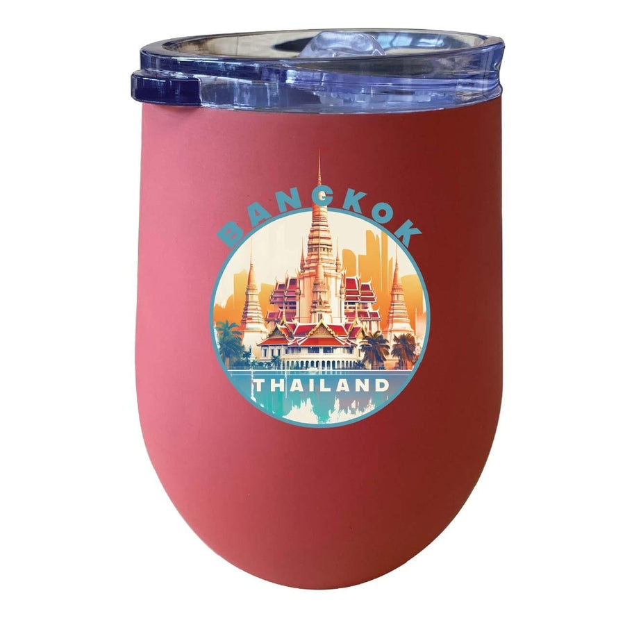 Bangkok Thailand C Souvenir 12 oz Insulated Wine Tumbler Image 1