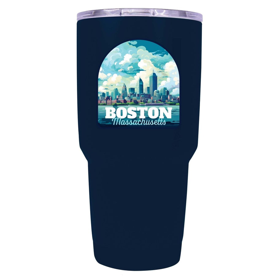 Boston Massachusetts A Souvenir 24 oz Insulated Stainless Steel Tumbler Image 1