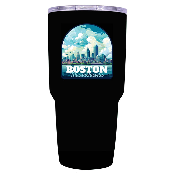 Boston Massachusetts A Souvenir 24 oz Insulated Stainless Steel Tumbler Image 3