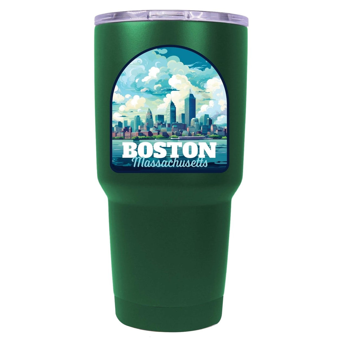 Boston Massachusetts A Souvenir 24 oz Insulated Stainless Steel Tumbler Image 1