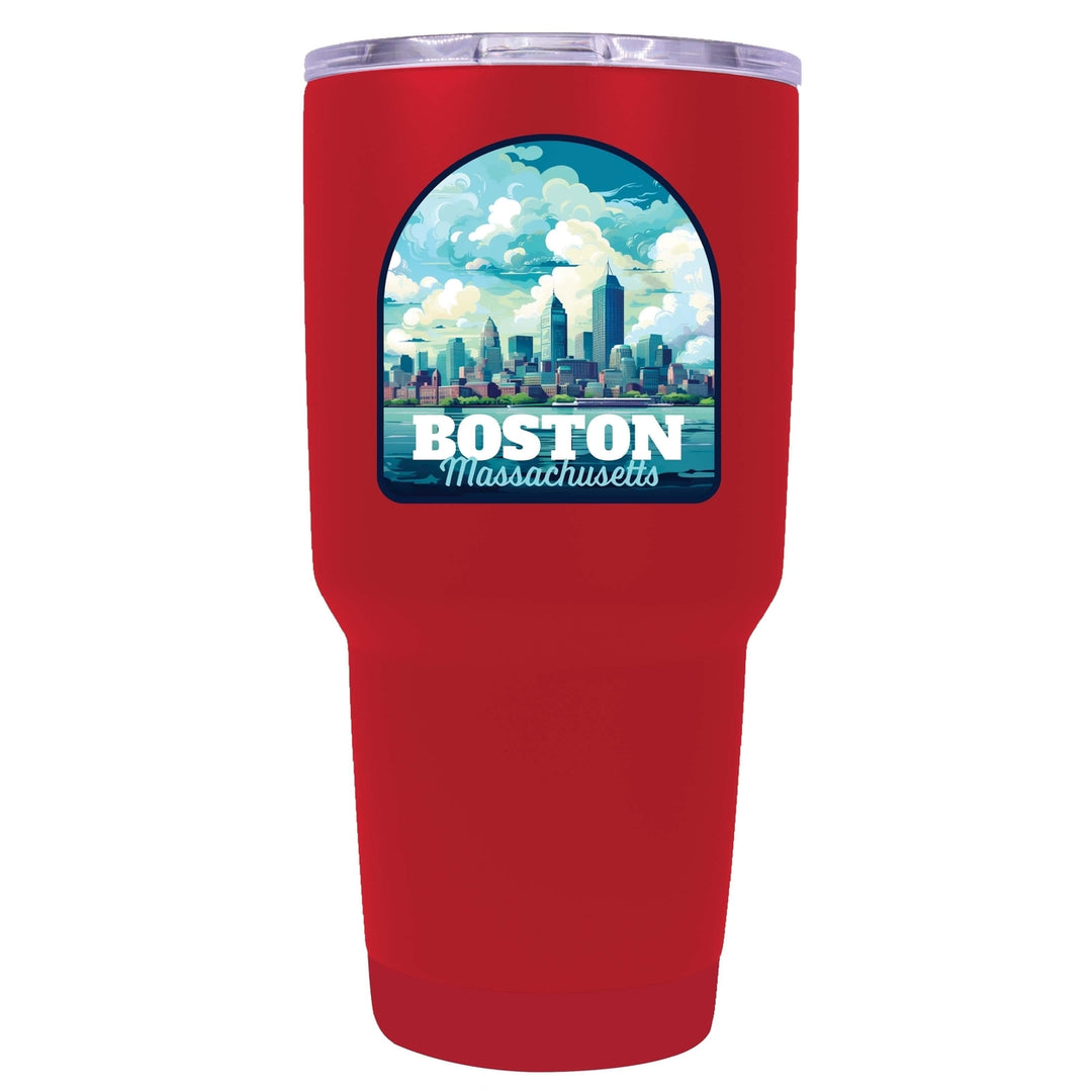 Boston Massachusetts A Souvenir 24 oz Insulated Stainless Steel Tumbler Image 4