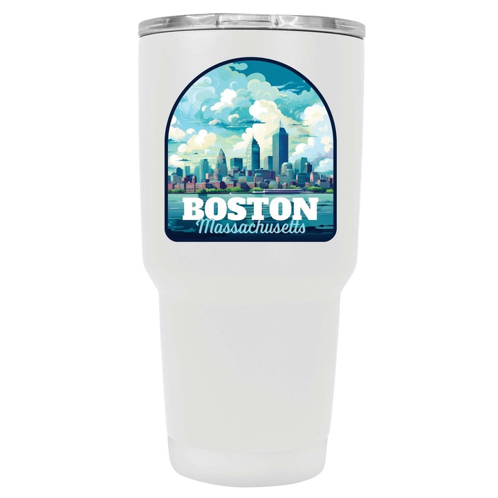 Boston Massachusetts A Souvenir 24 oz Insulated Stainless Steel Tumbler Image 1