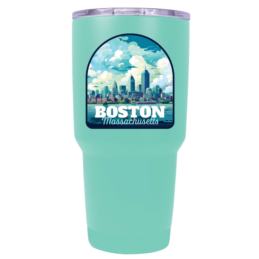 Boston Massachusetts A Souvenir 24 oz Insulated Stainless Steel Tumbler Image 8